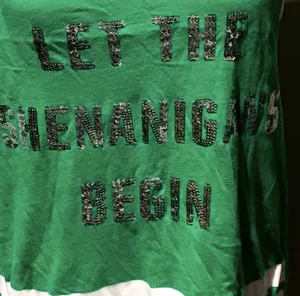 Victorias Secret PINK Bling St Patrick's Day Tank Top thumbnail 6