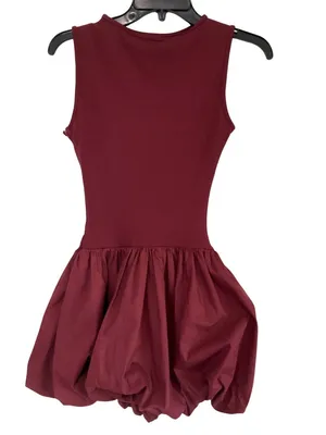 SNDYS x REVOLVE Maya Bubble Dress in Cranberry X-Small New Womens Mini thumbnail 5