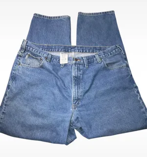 Carhartt B17 DST Relaxed Fit Jeans Men's 44×32 Vintage Blue Workwear thumbnail 1
