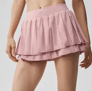 Alo Yoga Double Or Nothing Tennis Skirt Vintage Pink S thumbnail 1