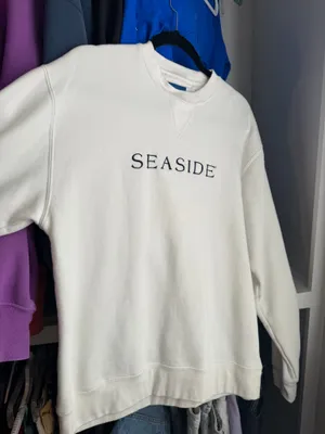 Seaside Comfort Colors Sweatshirt White thumbnail 1