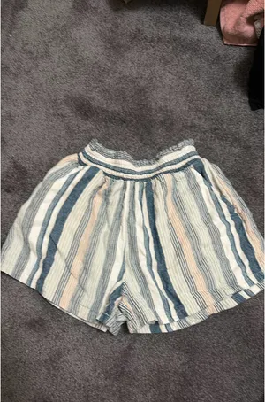 Striped Summer Linen Short thumbnail 3