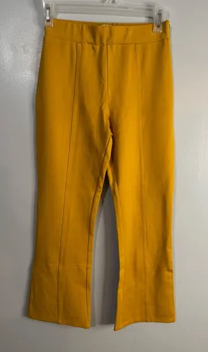 Lovers + Friends Mustard Yellow Straight Leg Pants Size XS thumbnail 1
