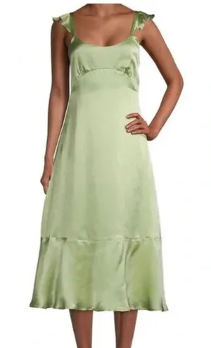 Roller Rabbit Sage Silk Dress thumbnail 4