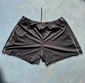 Vintage Adidas Mens Black w/White Piping Logo Soccer Running Shorts Athleticwear thumbnail 4