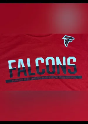 Nike NFL Falcons unisex longsleeves Dri-Fit t-shirt- size Large. Gently warn and excellent condition. Priced to sell at as is condition. Measurements approximately 20” from armpit to armpit x 26” long. Non-smoking home. Don’t like my price, make reasonable offer! And thank you for checking my closet. thumbnail 6