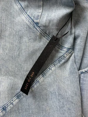 Revolve Strapless Denim Maxi Dress  thumbnail 5
