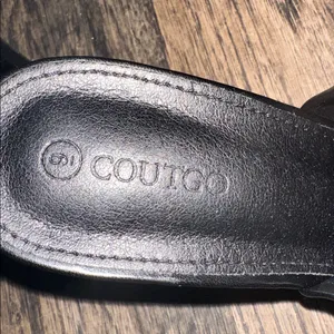 Elegant Black Slingback Heels by Coutgo Size 9 thumbnail 3