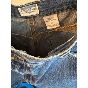 VTG Y2K Bugle boy 16 denim shorts blue great condition thumbnail 4