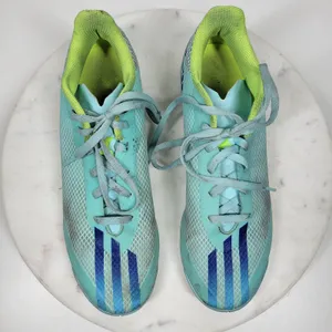 Adidas X Speedportal4 FxG Womens Indoor Soccer Football Cleats 8 Aqua Blue Laces thumbnail 14