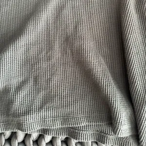 Abercrombie Dark Grey Waffle Long Sleeve thumbnail 3