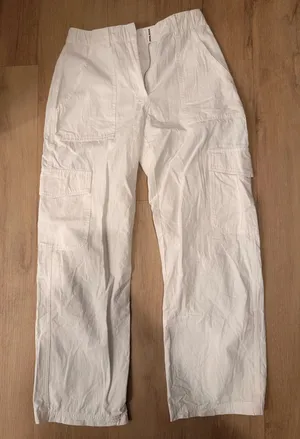 White Fox Pants Boutique White Cargo thumbnail 1