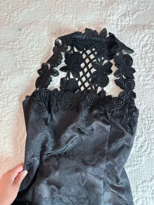 Vintage Scott McClintock black mini dress thumbnail 3