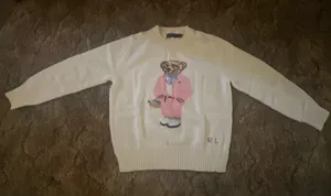 Pink Polo Ralph Lauren Men’s/Unisex Sweater Bear thumbnail 1