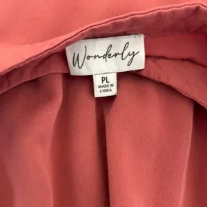 Wonderly‎ Women Cottagecore Boho Tiered Midi Dress PL Rose Puff Sleeve Prairie thumbnail 7