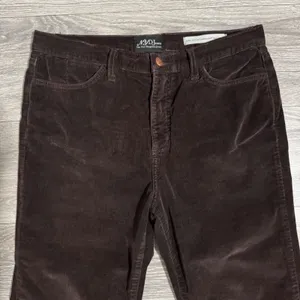 NYDJ 32x27 in Brown High Rise Corduroy Bootcut Pants 12P P600 Boho Made‎ in USA thumbnail 6