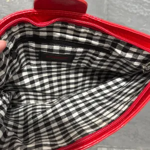 Hobo International Red Patent Leather Fold Over Clutch thumbnail 5