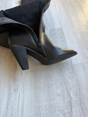 Botas altas Zodiac negras tacón bajo mujer talla 5 thumbnail 9