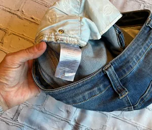 Dickies 11/31 Womens Denim Cut Offs Jean Shorts thumbnail 3
