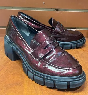Dylan Red and Black Chunky Platform Loafers thumbnail 1