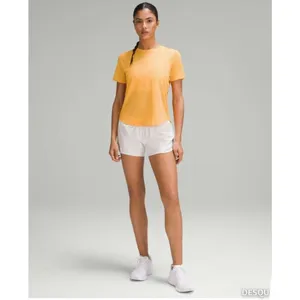 Lululemon Shirt Size 2 Orange Mango‎ Dream High Neck Running Sporty Clean Girl thumbnail 8