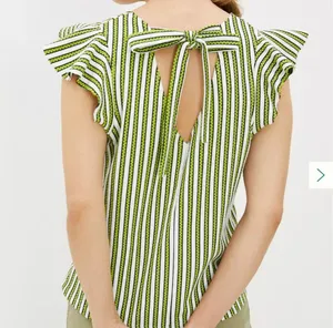 Anthropologie Eva Franco Ruffled Jacquard Top thumbnail 7