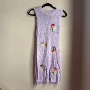 NWOT Pastel Fruit Knit Dress thumbnail 4