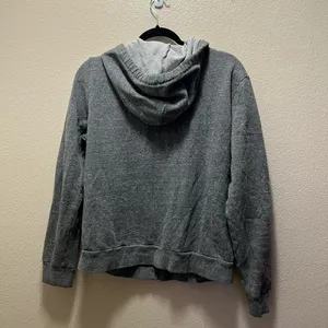 Victoria's Secret PINK Gray Full Zup Fleece Lined Hooded Jacket Size Large thumbnail 9