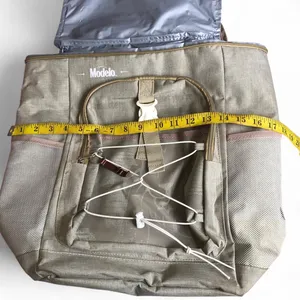 Modelo 40-Can Backpack Cooler Insulated Beige NEW no tags. Measurement in pics thumbnail 6