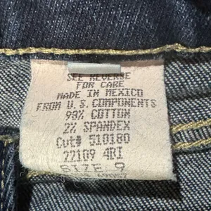 Paris Blues JRS SZ 9 Flare Jeans Mid-Rise Zip-Fly Rear Pockets Medium Wash Blue thumbnail 9