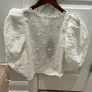 NWT Off-White 3d Flowers Cotton Blouse S thumbnail 6