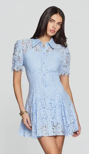 Generation Love Light Blue Swanetta Lace Dress‎ thumbnail 1