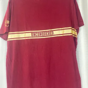 Pink Victoria Secret w/5th & Ocean FSU UNCONQUERED Graphic Tee sequin women sz S thumbnail 6