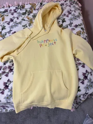 Yellow Happiness Project Champion Hoodie thumbnail 1