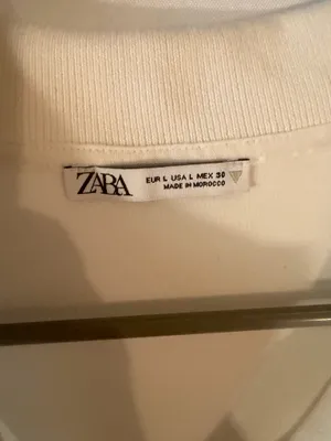 Zara Cream Polo One-Piece Women’s Bodysuit thumbnail 3