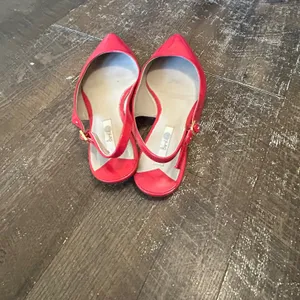 Boden Red Patent Leather Slingback Pointed Toe Flats Size 41.5 EU 10.5 Us thumbnail 4