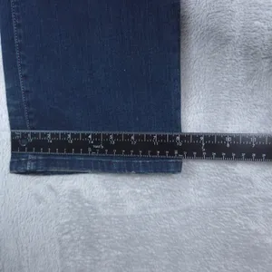 Seven7 Jeans Women 12‎ Blue Dark Wash Embellished Waistband Stretch Bootcut Y2K thumbnail 12