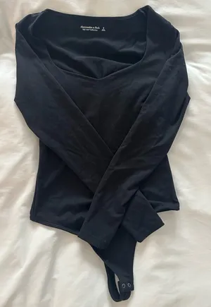 Abercrombie Soft A&F Long Sleeve Bodysuit thumbnail 2