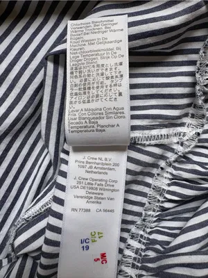 J.Crew Factory 14 Blue White Striped Ruffle Sleeve Midi Shirt Dress CK548 thumbnail 7