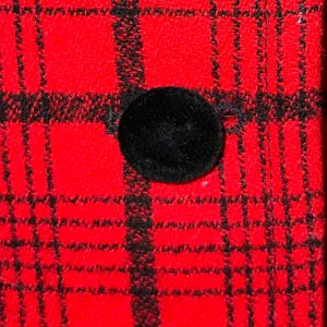 Awesome Vintage 1980s Velvet Trim Pendleton Plaid Wool Blazer! thumbnail 4