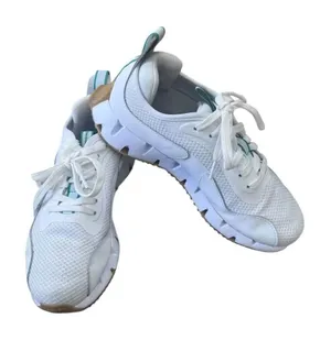 Reebok Womens Zig Dynamica AR30106W-WGZ White With Green Running Shoes 8M New thumbnail 1