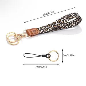 Boutique Animal print lanyard wrist keychain NWT thumbnail 3
