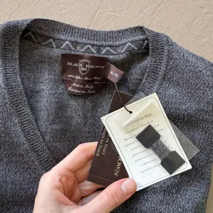 Black Brown 1826 Wool Sweater Vest thumbnail 4