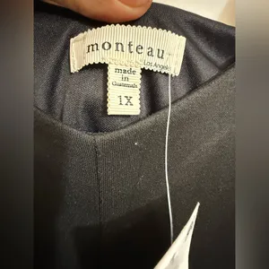 Monteau‎ Black Sleeveless Dress Size 1X thumbnail 5