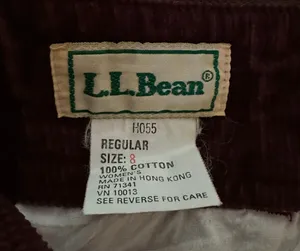Vintage L.L. Bean Corduroy Straight Leg Trouser thumbnail 7