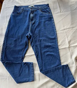 Women’s Blue Medium Wash Straight Leg Denim Jeans Solid 5-Pocket Size 14 thumbnail 1