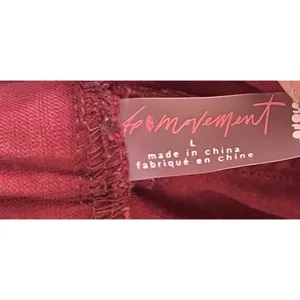 Free People Movement Voyage Pant Red Cargo Utility Front Slash Pockets Large thumbnail 7