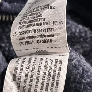 Hollister Fleece Lined‎ Hoodie Blue Large thumbnail 10