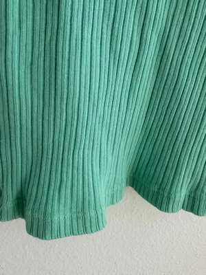 Brandy Melville Beyonca Tank Top Mint Green Ribbed NWT thumbnail 4