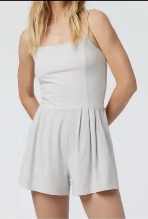 Vuori Villa Cami Romper Gray Size L thumbnail 1